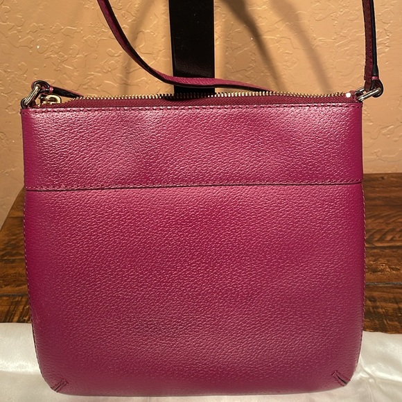Kate Spade NY Grove Street Millie Fuchsia Pebbled Leather Crossbody Bag Like New - Picture 6 of 8